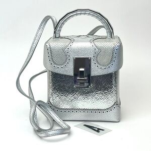 THE VOLON Great Alice Leather Box Bag